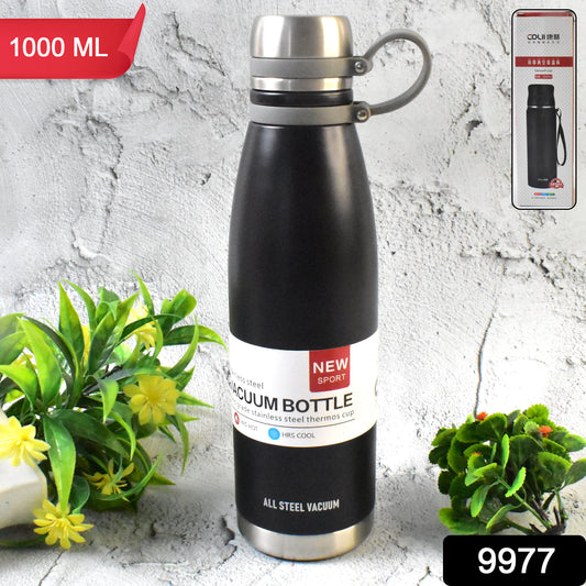 Stainless Steel Vaccum Insulation Water Bottle (1000ml Approx  Mix Design)